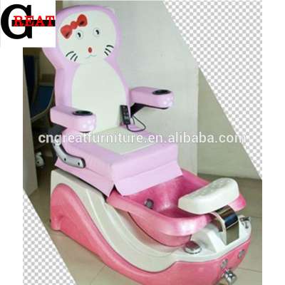 2019 Lovely pink kids pedicure spa chair for children