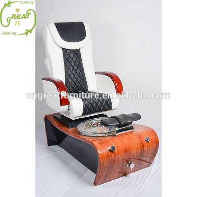 Great Foshan Factory Fiber glass bowl for high quality portable pedicure chair luxury