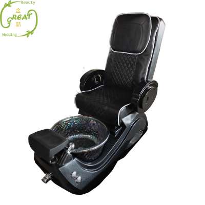 Great Foshan Factory 2019 High Back Throne King Chairs Plumbing Free Pedicure Chair Spa Pedicure Chair Usa